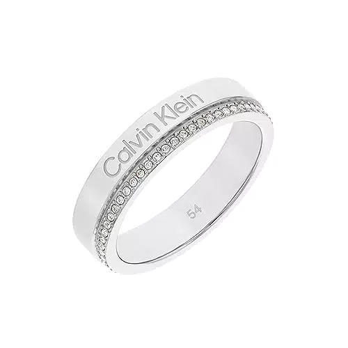 Calvin Klein Damen Ring - MINIMAL LINEAR mit Kristallen