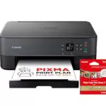 Canon PIXMA TS5350i Multifunktionsdrucker 3-in-1 WLAN Drucker/Kopierer/Scanner - Randlosfotos, kabelloses Drucken/Scannen, Duplex - Schwarz