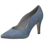 Caprice Damen Pumps aus blauem Wildleder