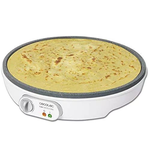 Cecotec 8019 Crêpes-Maker Fun Crepestone XL INOX. 1350 W