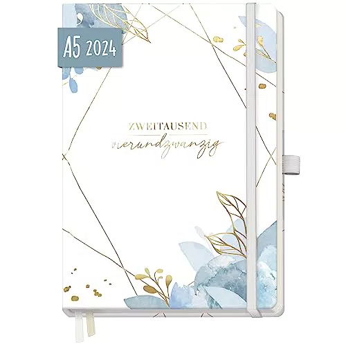 Chäff Wochen-Notiz-Kalender 2024 A5 Hardcover Wochenplaner