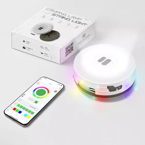 LED Lichterkette für Innen und Außen mit APP-Steuerung - Wetterfest für Garten und Balkon