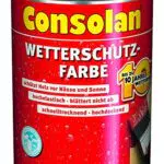 Consolan Wetterschutzfarbe Weiß
