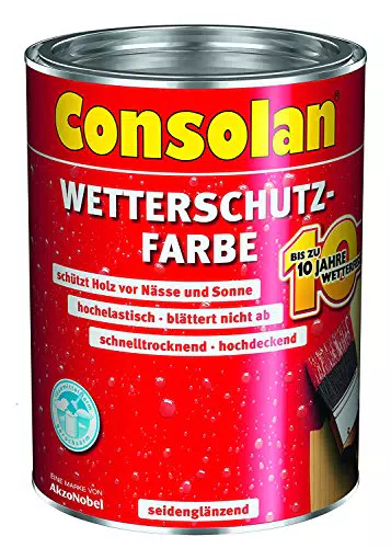 Consolan Wetterschutzfarbe Weiß