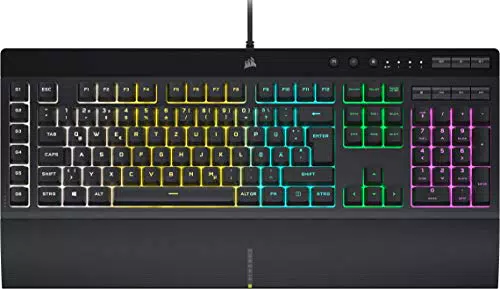 CORSAIR K55 RGB PRO Membrantastatur mit 6 Makro-Tasten und Elgato-Integration