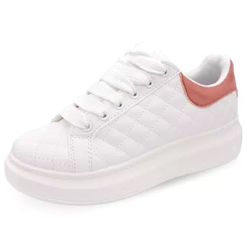 Plateau Sneaker Weiß für Damen - Trendige Schuhe mit Stil