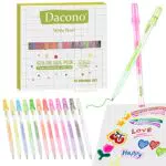 Gel-Tintenstifte von Dacono: Bunte Gel-Stifte-Set für DIY Malerei