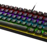 DELTACO GAMING DK430 Mechanische Gaming Tastatur mit RGB Beleuchtung und Red Switches - Deutsches Layout QWERTZ