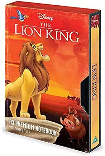 Notizbuch A5 Premium Stil - Der König der Löwen - Geschichte des Lebens