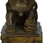 Design Toscano Chinesische Wächterlöwen-Figur, Weiblich