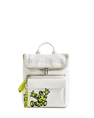 Desigual Damen Rucksack Mickey NERANO - Mittelgroß - Weiß