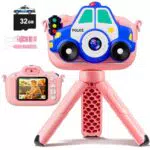 Kinderkamera DIAMOOKY 1080P Digitalkamera mit 2,0-Zoll-Bildschirm und 32GB Karte - Ideales Geschenk für Kinder ab 3 Jahren