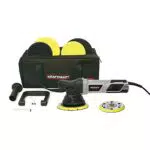 Dino KRAFTPAKET Exzenter Poliermaschine für Auto und Boot - XXL-Set mit Zubehör
