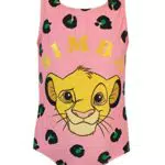 Disney Mädchen Badeanzug Lion King Simba - Rosa