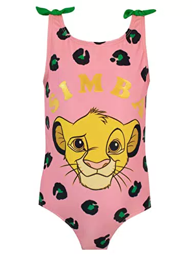 Disney Mädchen Badeanzug Lion King Simba - Rosa