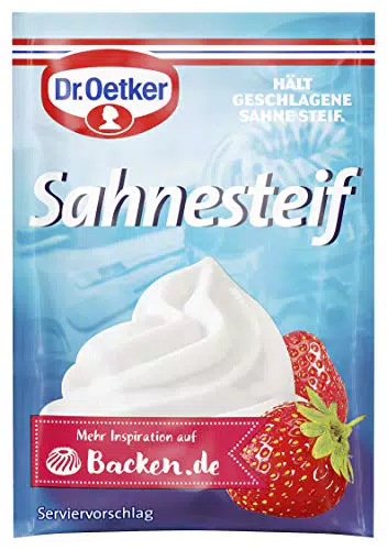 Dr. Oetker Sahnesteif für festen Sahne-Schaum und Sahnetorten - Vegan