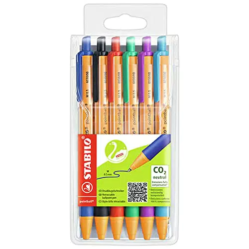 STABILO Kugelschreiber - Punktball - 6er Pack