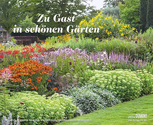 "DUMONT Wandkalender 2024 - Schöne Gärten Monatskalender mit Naturmotiven"