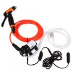 Ejoyous Hochdruck Autowaschpumpe 12V Elektrische Autowaschanlage Kit