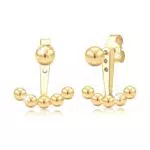 Elli Damen Ohrringe Ear Jacket Kugeln aus 925 Sterling Silber