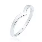 Elli Damen Ring V-Form aus 925 Sterling Silber