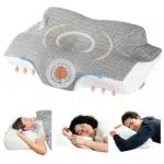Orthopädisches Nackenstützkissen aus Memory Foam für erholsamen Schlaf