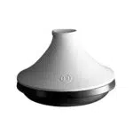 Emile Henry Tajine aus Keramik für Induktionsherd, 2 Liter - Weiß