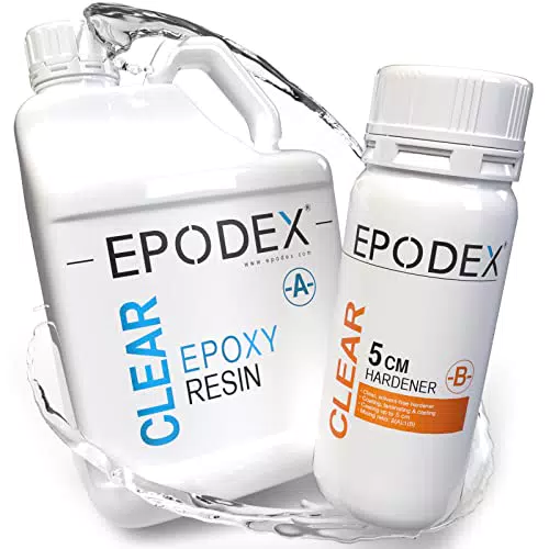 EPODEX® 2K Epoxidharz für River-Tische und Lampen | Klar oder in 40 Farben