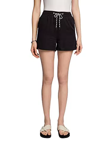 ESPRIT Damen 053CC1C301 Shorts, 001/BLACK, 40