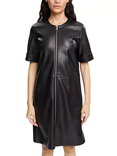 ESPRIT Damen 112EE1E312 Kleid, 001/BLACK, 40