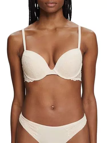 ESPRIT Damen Push-Up BH mit Blumenmuster