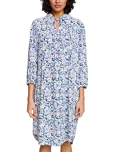 Esprit Midikleid mit Blumendetail und Schleifen - Damenmode