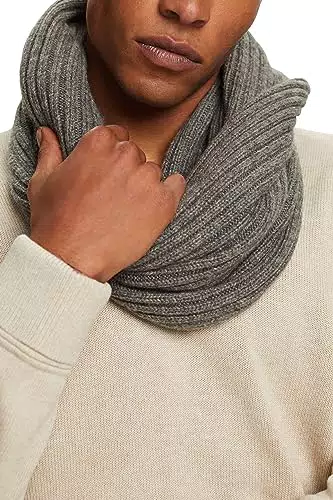 ESPRIT Herren Mode-Schal - Grau