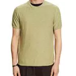 Esprit Kurzarm Pullover aus Baumwoll-Leinenmix