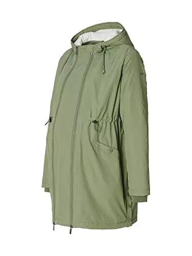 ESPRIT Maternity Damen Jacke 3-in-1, Olivgrün - Größe 44