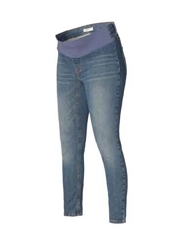 Esprit Maternity Damen Jegging Jeans unter dem Bauch - Mittelblau - Größe 40W x 32