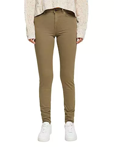 ESPRIT Damen 993CC1B312 Hose, 350/KHAKI Green, 42/34