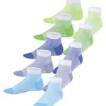 ESPRIT Kinder Sneakersocken Fine Stripe 5-Pack aus Baumwolle, gemustert