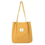 Etercycle Cord Umhängetasche Damen, Schultertasche Groß Cord Tasche Lässige Tote Handtasche Fashion Stofftasche für Alltag