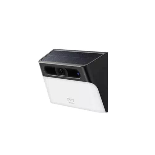 eufy Security Solar Überwachungskamera S120: Kabellose 2K Kamera für den Außenbereich mit Solarbetrieb, Bewegungssensor, KI-Erkennung und wasserdichtem Design