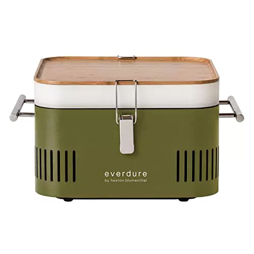 Heston Blumenthal Holzkohlegrill CUBE - Mobiler Gourmet-Grill für Outdoor und Camping