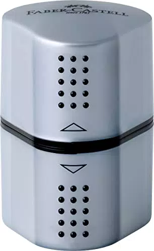 Faber-Castell Dosenspitzer Grip 2001 - Anspitzer mit Behälter