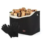 Kaminholztasche aus Filz mit herausnehmbarer Innentasche - Robuste & faltbare Aufbewahrung für Kaminholz