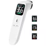 Kontaktloses Fieberthermometer für Babys, Kinder und Erwachsene - Infrarot-Stirnthermometer mit LED-Display und Fieberalarm