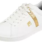 FILA Damen Crosscourt 2 Sneaker - Weiß-Gold