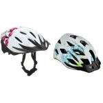 FISCHER Fahrradhelm für Erwachsene, Cityhelm Hawaii & Urban Flower mit beleuchtetem Innenring-System