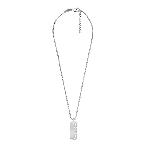 FOSSIL Herren Halskette aus Silber Edelstahl, JF04211040