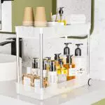Fowooyeen Spülschrank Organizer, Unterschrank Organizer Küche