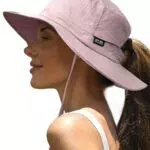 FURTALK UV Schutz Sonnenhut Fischerhut Sommerhut Bucket Hat mit Breiter Krempe