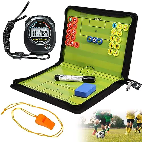 Fußball Taktiktafel mit Magneten und Zubehör für Trainer und Spieler